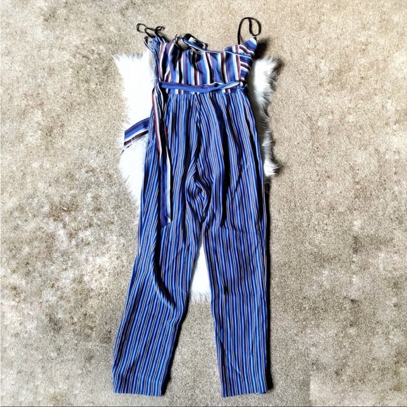 Rag & Bone Felix Striped Silk Jumpsuit - Picture 6 of 16